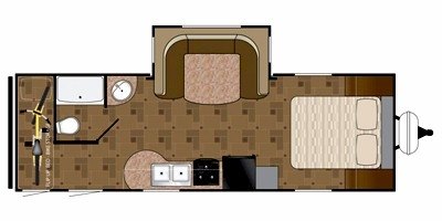 2012 Heartland Prowler Sport 23P FBB floorplan