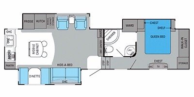 2012 Jayco Eagle 343 RKTS floorplan