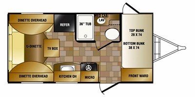 2012 CrossRoads SlingShot GT19RL floorplan