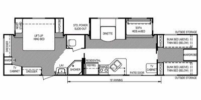 2012 Skyline Aljo Joey Select 383 floorplan