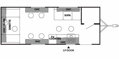 2012 Forest River True North Ice Lodge T8X20RD floorplan