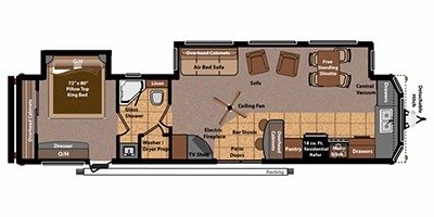 2013 Keystone Residence 403FK floorplan
