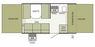 2013 Starcraft Comet 1020 floorplan