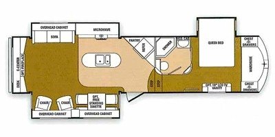 2013 SunnyBrook Raven 3300CK floorplan