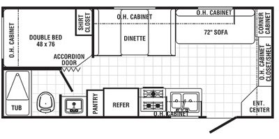 2013 Palomino Canyon Cat 18DRC floorplan