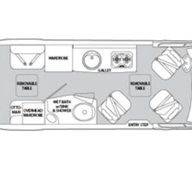2013 Airstream Interstate 3500 EXT Lounge Wardrobe floorplan