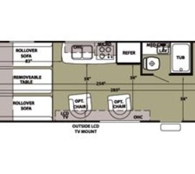 2013 Forest River Wolf Pack 27WP floorplan
