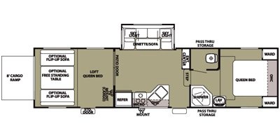2013 Forest River Wolf Pack 305WP floorplan