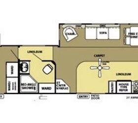 2013 Forest River Wildwood Lodge 394FKDS floorplan