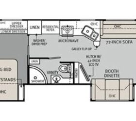 2013 Holiday Rambler Ambassador® 36PFT floorplan