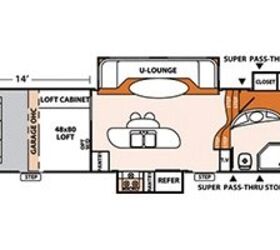 2013 Forest River XLR Thunderbolt 395AMP floorplan