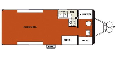 2013 Forest River Work And Play 22FBW floorplan