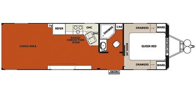 2013 Forest River Work And Play 30WA floorplan