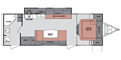2013 Cruiser RV Fun Finder F-244RBS floorplan