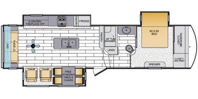 2013 Shasta Phoenix 33CK floorplan
