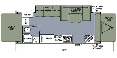 2013 Coachmen Apex Expandable Series 20RBX floorplan