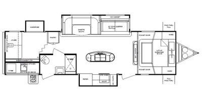 2013 Cruiser RV Enterra E-312SBH floorplan