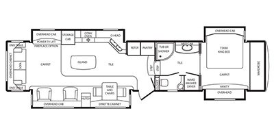 2014 DRV Elite Suites Dallas floorplan