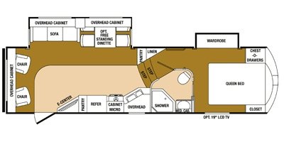 2014 SunnyBrook Raven 2910RL floorplan