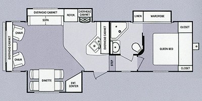 2014 SunnyBrook Remington Ultra Lite 290CK floorplan