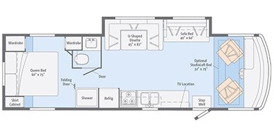 2014 Winnebago Vista 31KE floorplan