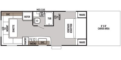 2014 Forest River Wolf Pack 20WP floorplan