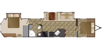 2014 Heartland Prowler Resort RES 41 FB floorplan