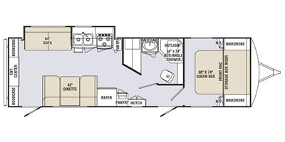 2014 Holiday Rambler Aluma-Lite® 288RES floorplan