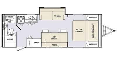 2014 Holiday Rambler Aluma-Lite® Ultra 258SS floorplan