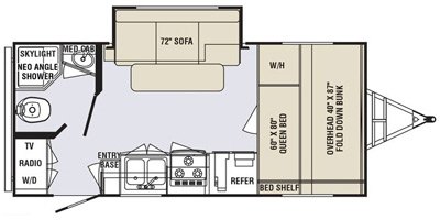 2014 Holiday Rambler Aluma-Lite® Ultra 177SS floorplan