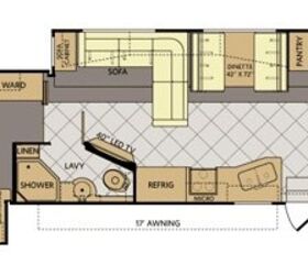 2014 Fleetwood Bounder® 33C floorplan