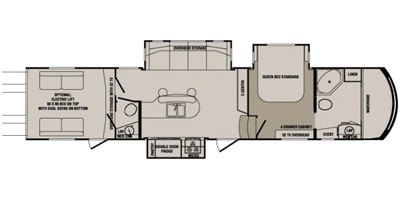 2014 CrossRoads Elevation TF-3810 Talladega floorplan