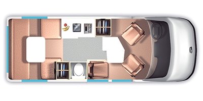 2014 Roadtrek 190 Popular floorplan