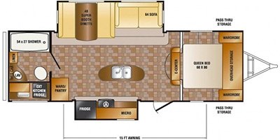 2014 CrossRoads Hill Country HCT26RB floorplan