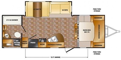 2014 CrossRoads Hill Country HCT250RB floorplan