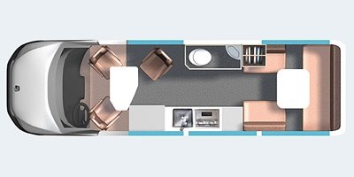 2014 Roadtrek CS Adventurous floorplan