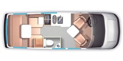 2014 Roadtrek Ranger RT floorplan