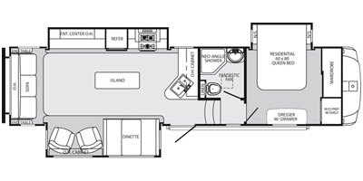 2014 Palomino Sabre 32 CKTS floorplan