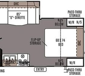 2014 Forest River Flagstaff Micro Lite 21DS floorplan