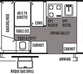 2014 Forest River Flagstaff MAC / LTD 206ST floorplan