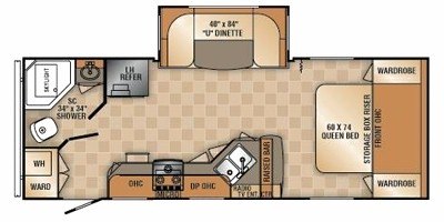 2014 R-Vision Trail-Sport 23RBS floorplan