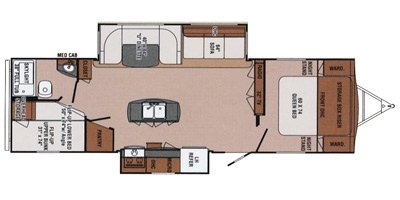 2014 R-Vision Trail-Sport 29RGD floorplan