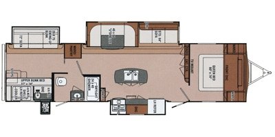 2014 R-Vision Trail-Sport 32BHT floorplan