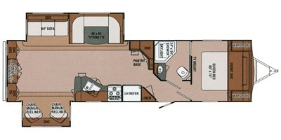 2014 R-Vision Trail-Lite Trek 312RED floorplan