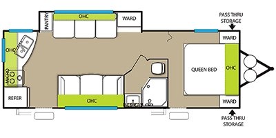 2014 Forest River Salem Cruise Lite West T231RKXL floorplan
