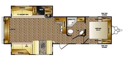 2014 CrossRoads LongHorn LHT32RE floorplan