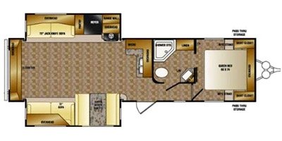 2014 CrossRoads LongHorn LHT32RE floorplan