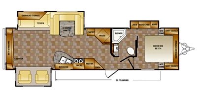 2014 CrossRoads LongHorn Rezerve LTZ31RE floorplan