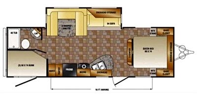 2014 CrossRoads LongHorn Rezerve LTZ26DT floorplan