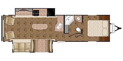 2015 Heartland Prowler 30P RLS floorplan